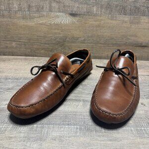 Cole Haan ZeroGrand Brown Leather Driving Loafers Men's Size 13